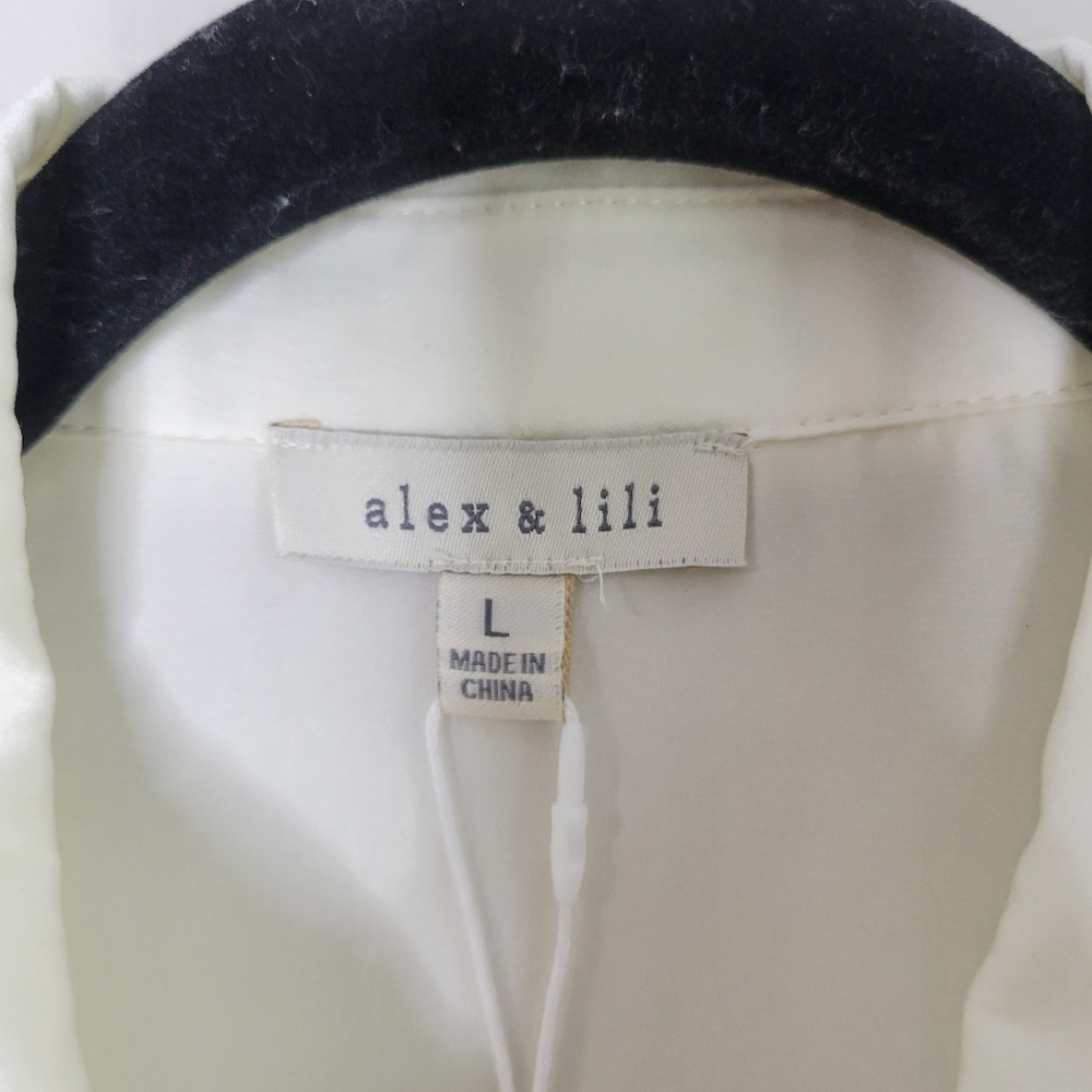 Alex & Lili Satin Blouse - Picture 2 of 8